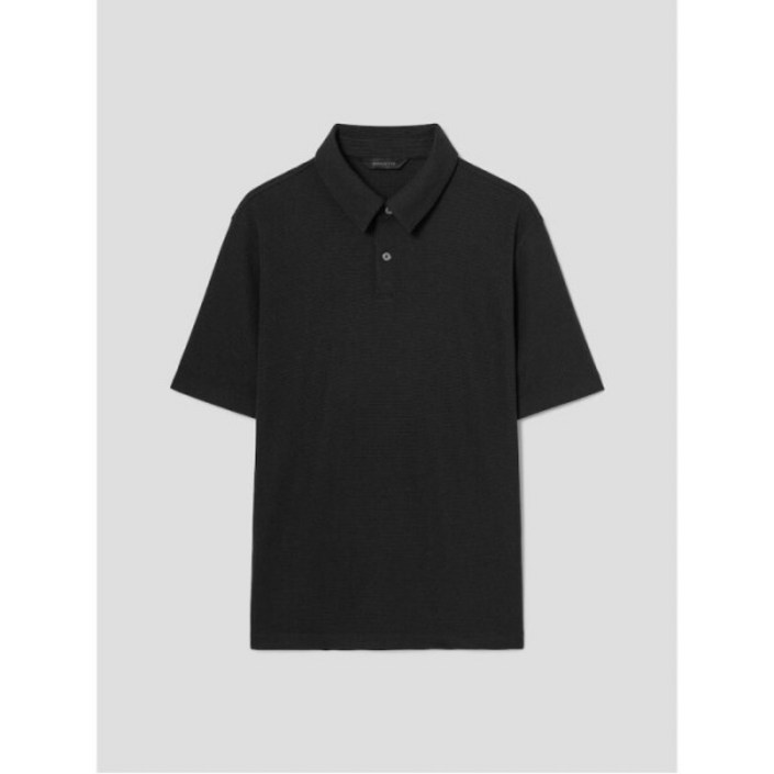 로가디스 폴리 스트레치 반팔 칼라넥 티셔츠 블랙 RY5342PL35 2814724