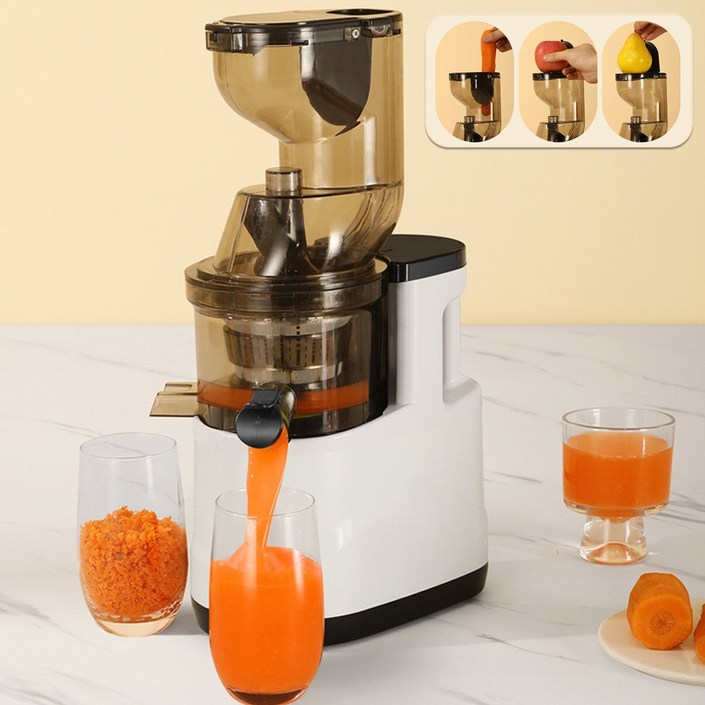 씽크라이프 가정용 저속 레몬 착즙기 간편세척 저소음 자동 주스 원액기