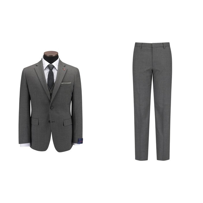 [코오롱패션 브렌우드] 남성 가을겨울 그레이시베이지 울혼방 스판 슬림핏 정장세트 수트 (무료배송)