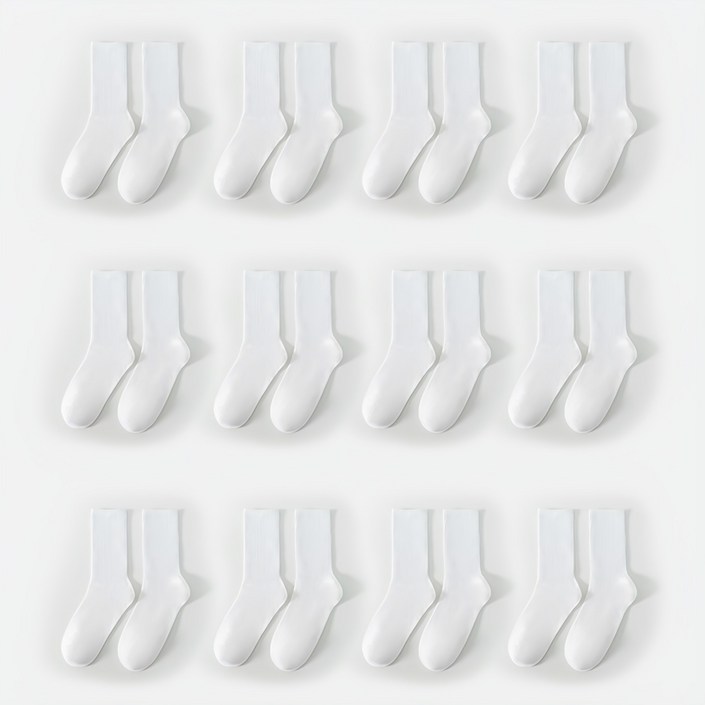 타키타키 사계절용 장목양말 12켤레