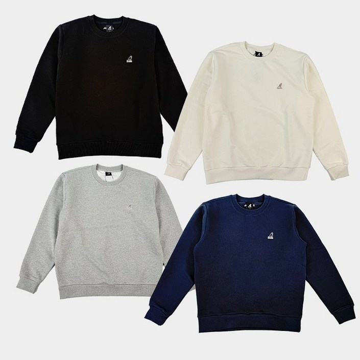 캉골 맨투맨 에센셜 스탠다드핏 스웨트셔츠 긴팔티