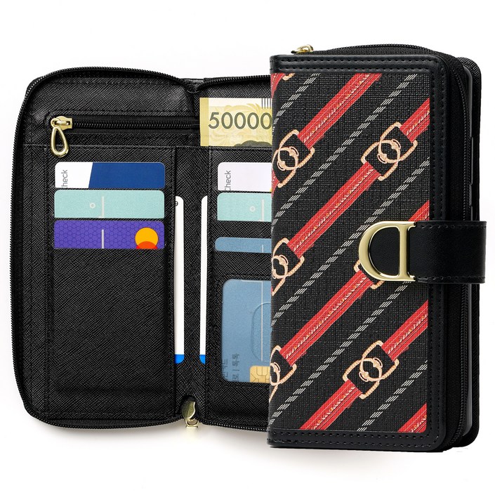 아티움 갤럭시 S22 플러스 벨루체 지퍼 다이어리 휴대폰 케이스