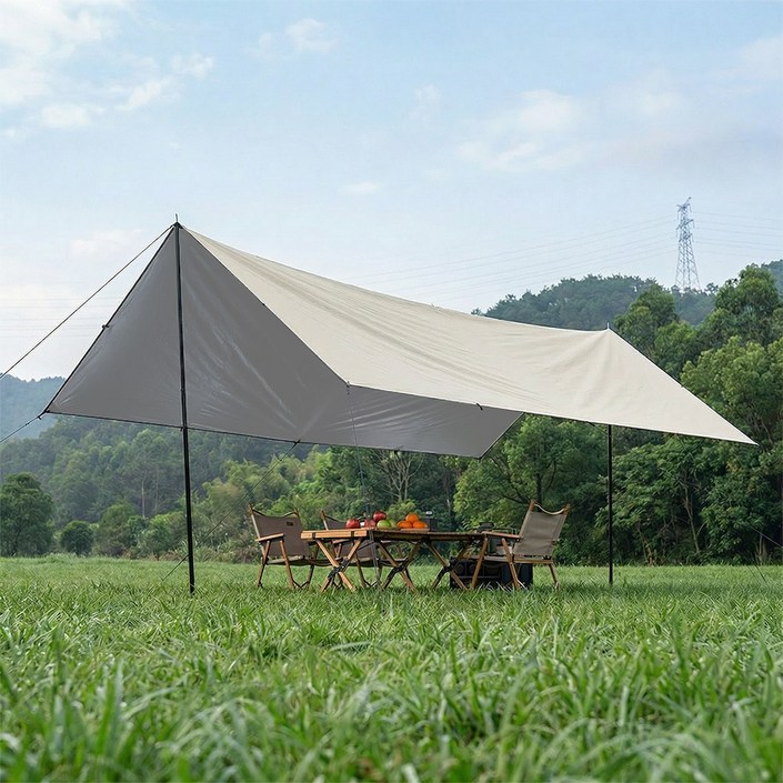 KAIROS OUTDOOR캠핑 타프 아웃도어 대형 실버코팅
