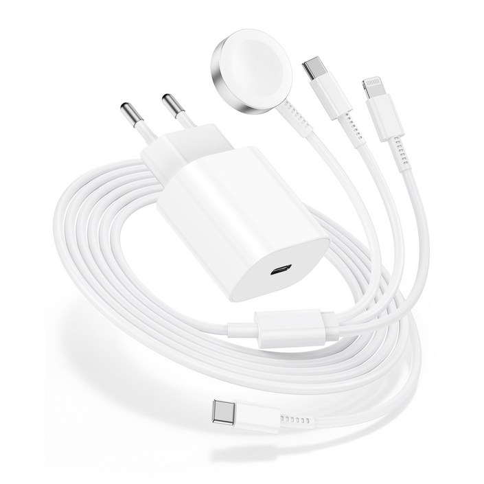 루미아코어 애플워치 무선 충전기 C타입 20W c타입 고속 충전기 8핀 3ni1고속충전케이블