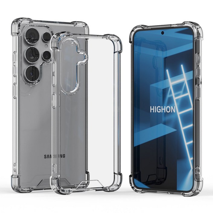 갤럭시S23 FE 하이온 하이쉘 슬림 범퍼 젤하드 케이스 1.5T