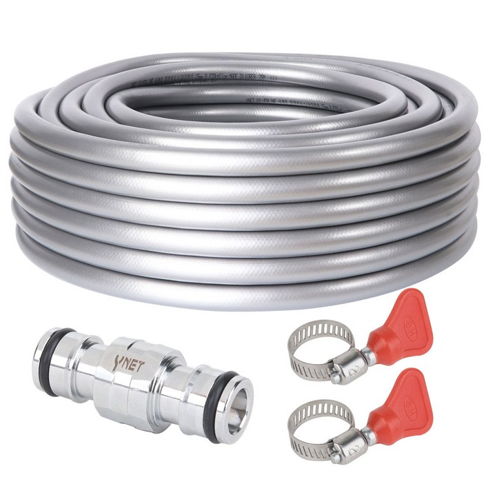 꼬이지 않는 말랑이 연장용 물호스 연장커플링 호스밴드 포함 2M 4M 6M 8M 10M 길이 선택