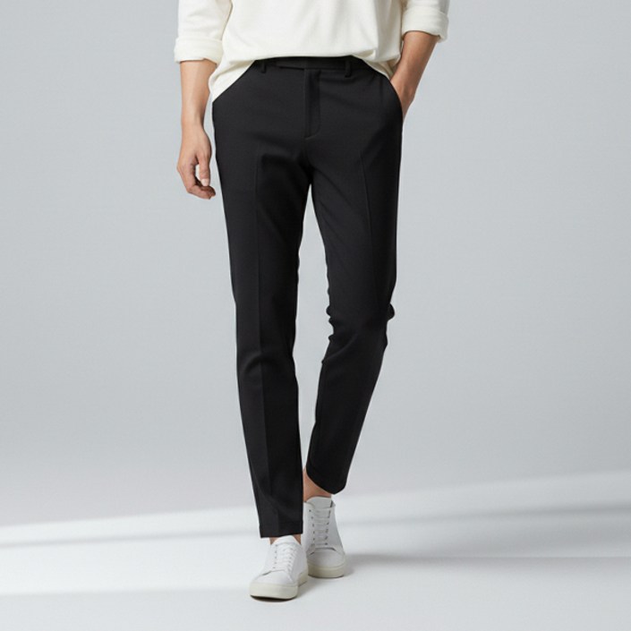 리얼슬로우 데일리 스판 슬랙스 롱숏