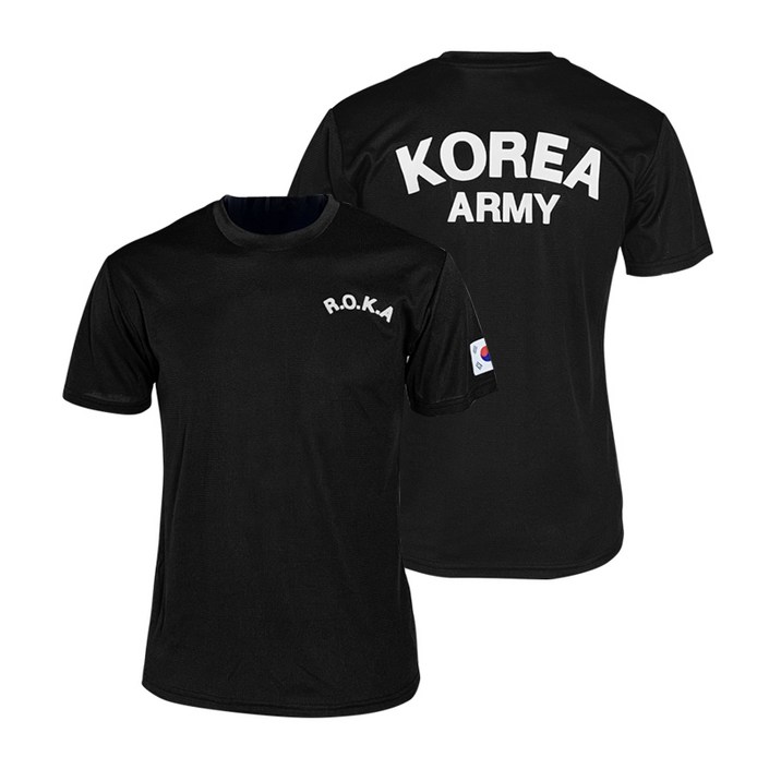 로카반팔티셔츠 ROKA 로카티 코리아 아미 군인 티셔츠