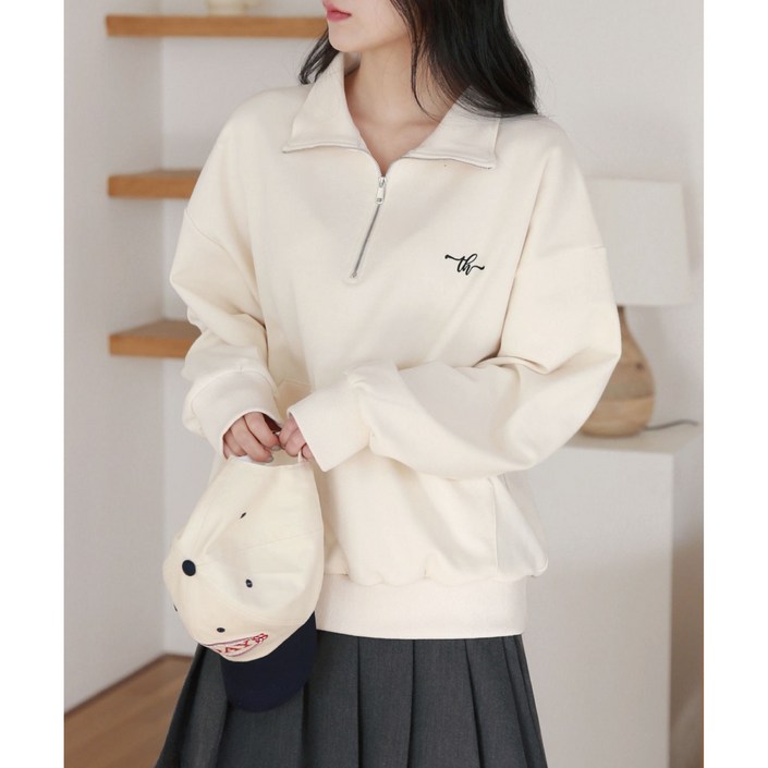 더험프 여성 반집업 맨투맨 빅사이즈