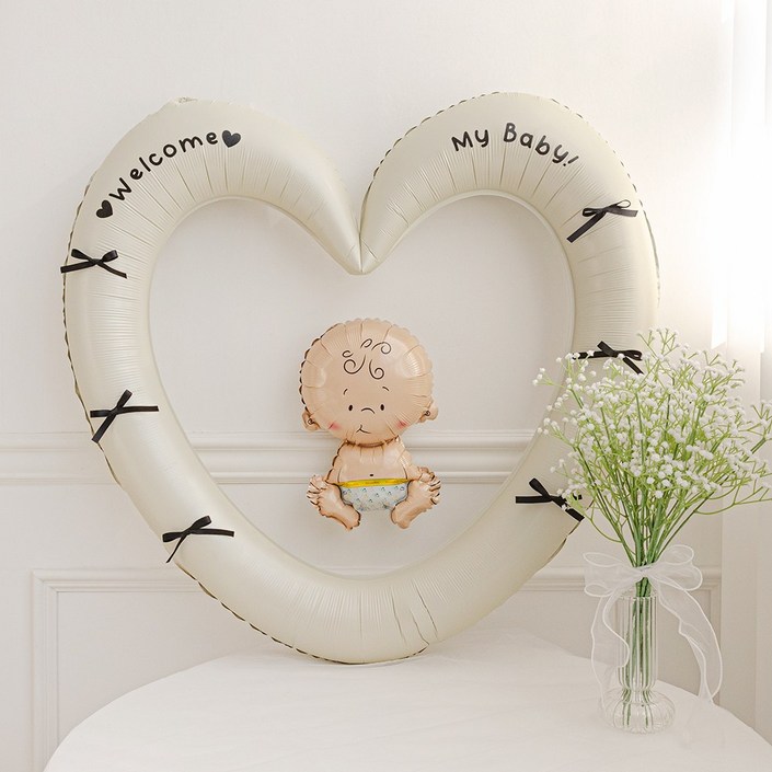 파티몬 베이비샤워 풍선 소품 파티 세트 임밍아웃 이벤트