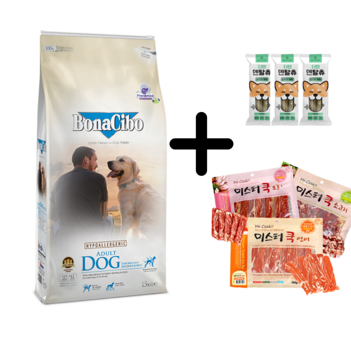 보나시보 어덜트 독 치킨 엔초비 라이스 애견사료, 1개, 15kg, 닭 보나시보 어덜트 독 치킨 엔초비 라이스 애견사료, 1개, 15kg, 닭