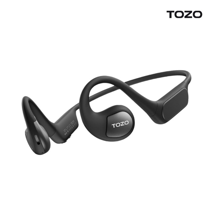 [공식수입] TOZO 오픈리얼 오픈형 블루투스 이어폰 귀걸이형 스포츠 방수 무선 헤드셋 골전도 대체, 단일상품