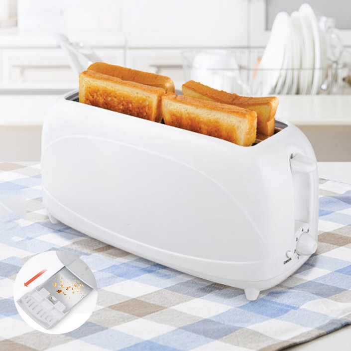 업소용 가정용 4구 토스터기  3종 조식 팝업 토스트 와이트 슬롯 롱스롯 낱개 박스포장