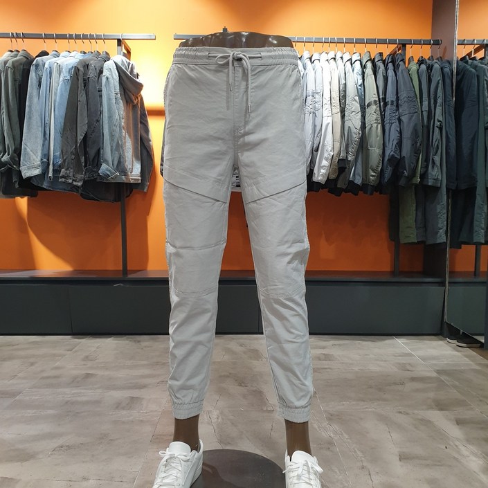 동아쇼핑 버커루 마지막 찬스~COOLMAX 남성 쿨맥스 린넨 밴딩 조거 팬츠 (B222PT461P)