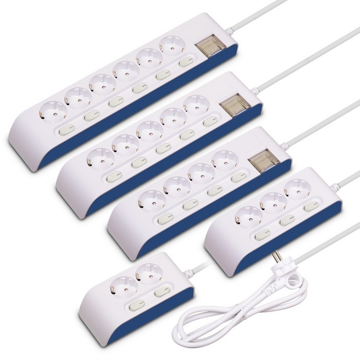 현대일렉트릭 하이탭 2800W 안전멀티탭 개별스위치 접지 16A 과부하차단 소형가전 HIPMP 안전커버 증정, 4구1.5미터 HIPMP42N, 1개