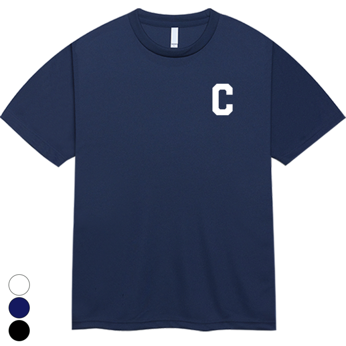 에센셜베이스 남녀공용 C 로고 기능성 반팔 티셔츠