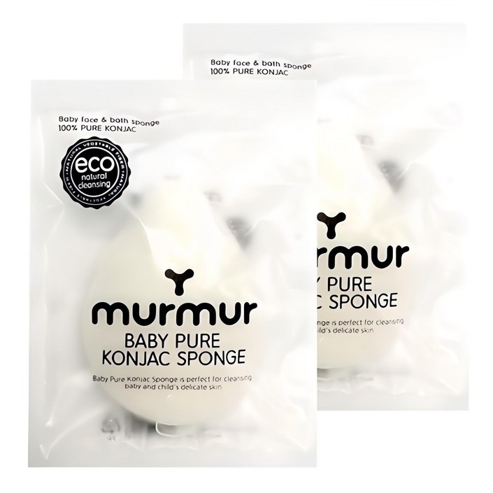머머 베이비 퓨어 곤약스펀지 물방울 수분형