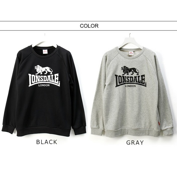 LONSDALE 로고 LD 크루넥 맨투맨티