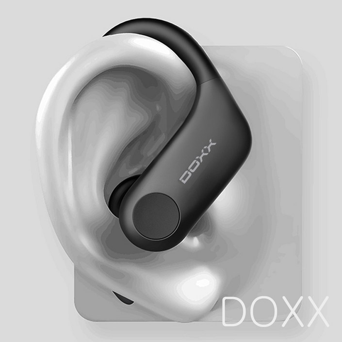DOXX 블루투스 이어폰 완전 무선 귀걸이형 이어버드 운동용 스포츠형 헬스장 DX-RING7 사은품증정 7150250563
