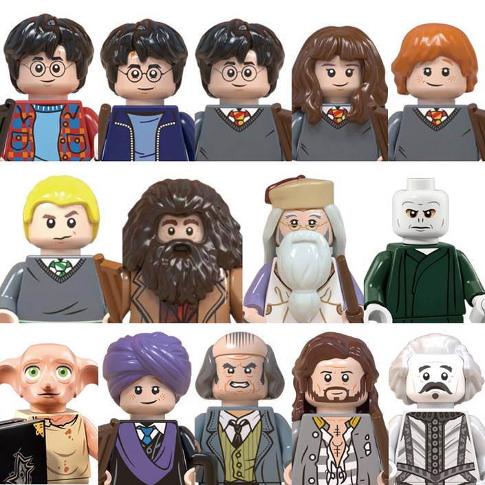 해리포터 호환블럭 브릭미니피규어 시리즈 07 : 캐릭터 14종 호그와트 마법학교 취미/수집/장식/컬렉션용 커스텀 호환 블록피겨 컬렉션, 1개, HP-0715. 해리포터 캐릭터 14종(로켓)