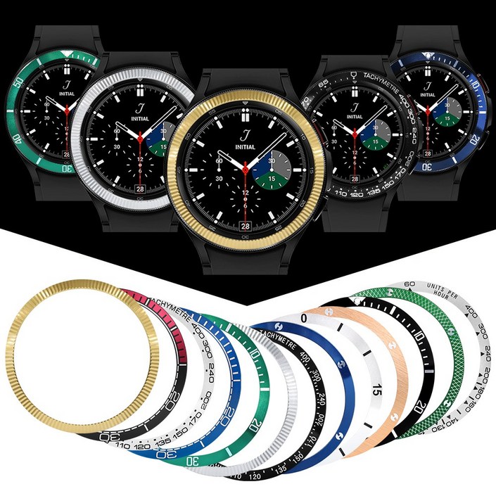 타임스토리 베젤링 갤럭시워치4 클래식 42mm 호환, 워치4 클래식 42mm C11 블루