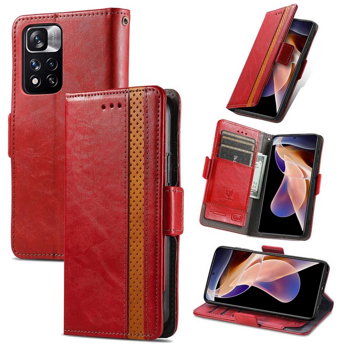 Xiaomi Redmi Note 11 Pro에 적합한 고급스럽고 새로운 스타일의 비즈니스 스타일 휴대폰 케이스