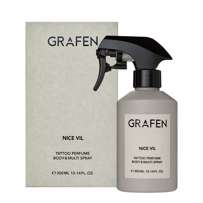 그라펜 타투 퍼퓸 바디 앤 멀티 스프레이 니스빌, 1개, 300ml