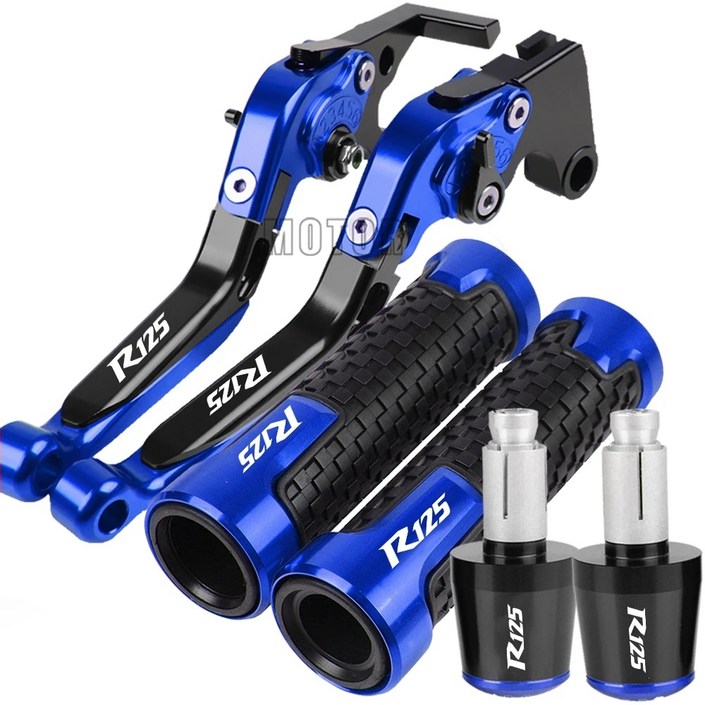 스즈키호환 GSXR125 부품 튜닝용품 오토바이용 조정 가능한 브레이크 클러치 레버 핸들 그립 엔드 GSX R125 GSXR125