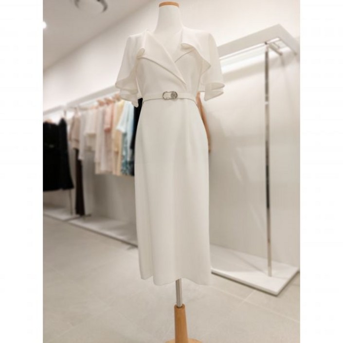 지고트 러플숄더 원피스 JP5A0OP202