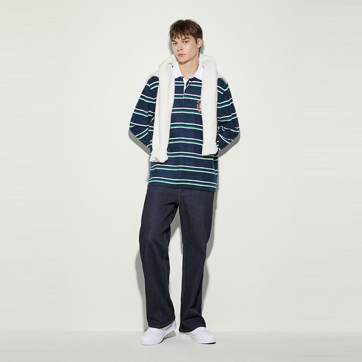 타미힐피거 브러시 루즈 스트레이트 데님  팬츠 T32E7NEW21TML11AP