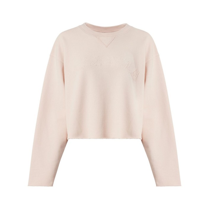 메종 마르지엘라 로고 아플리케 스웨트셔츠