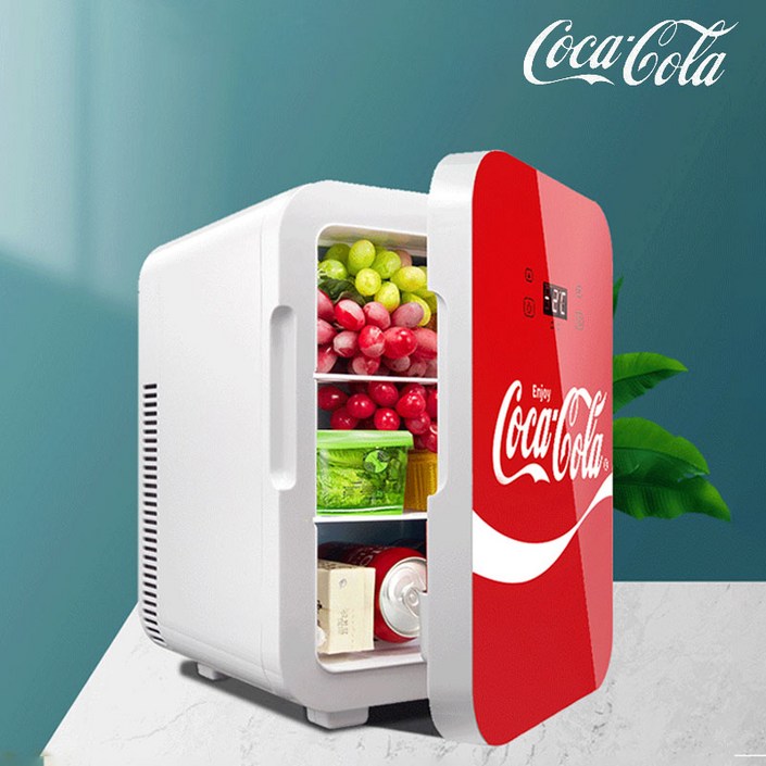 코카콜라 미니 차량용 화장품 냉장고 12L~20L 냉온장고 온도조절가능, 코카콜라냉장고 레드 12리터