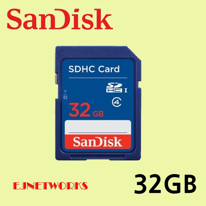 샌디스크 스탠다드 SD 메모리카드 CLASS4