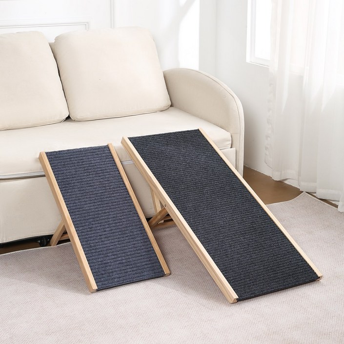 레브펫 반려동물 슬라이드 올라램프 스텝, 1개, 우드