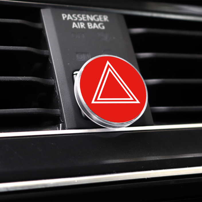 끌린다 차량 노룩 비상등 연장 물리 버튼, H.미니형투명  빨간 비상등, 1세트