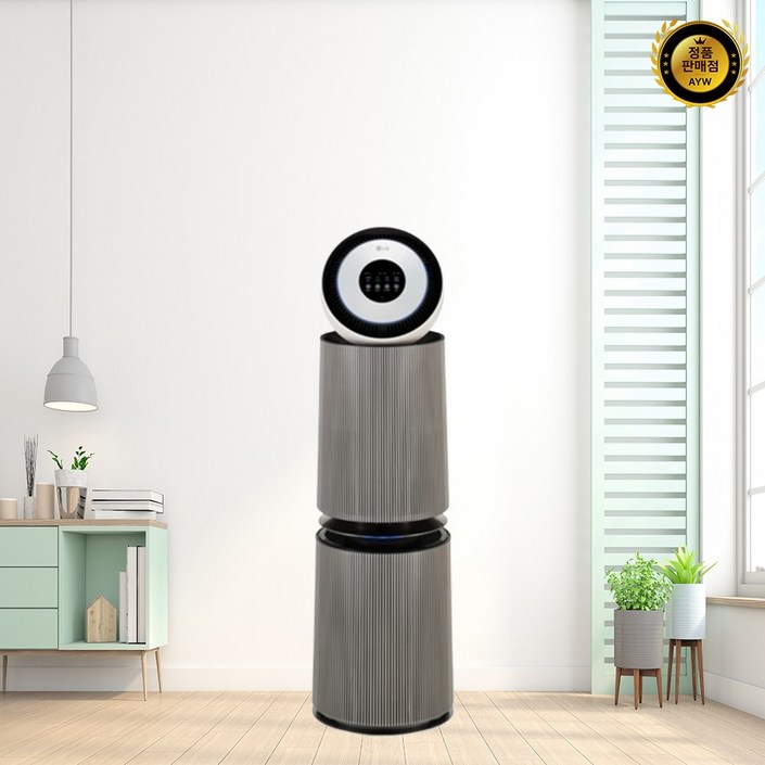 LG전자 퓨리케어 오브제컬렉션 AI 360 ̊ 공기청정기 M 필터 AS355NSNA 114㎡ 방문설치