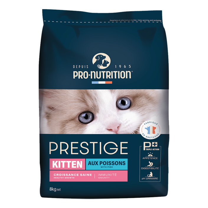 PN 프레스티지 캣 키튼 성장기 아기 고양이 대용량 소화잘되는 사료, 흰살생선, 1개, 8kg