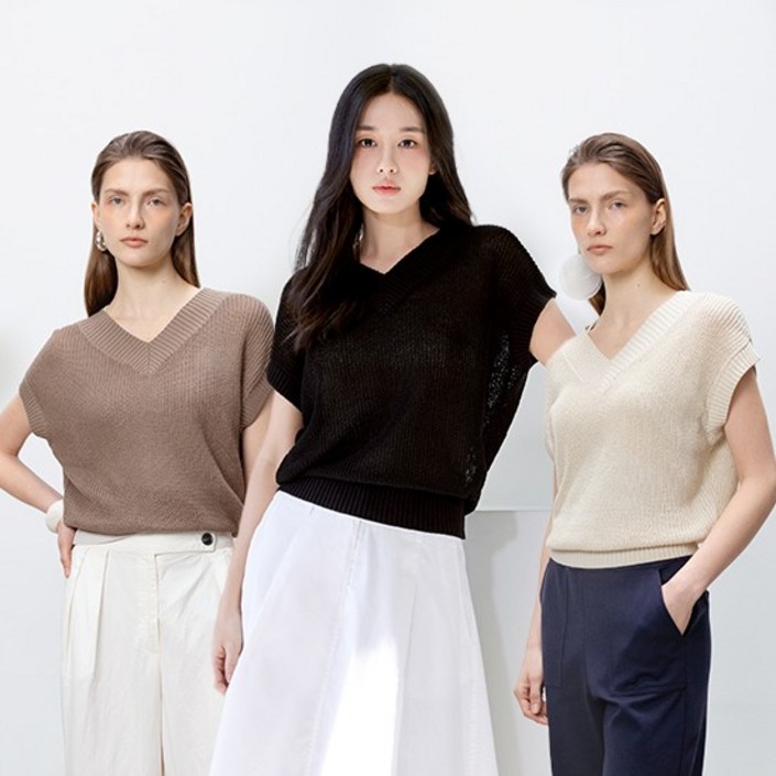 셀렙샵에디션 25SS 크로쉐 루즈핏 니트 3종