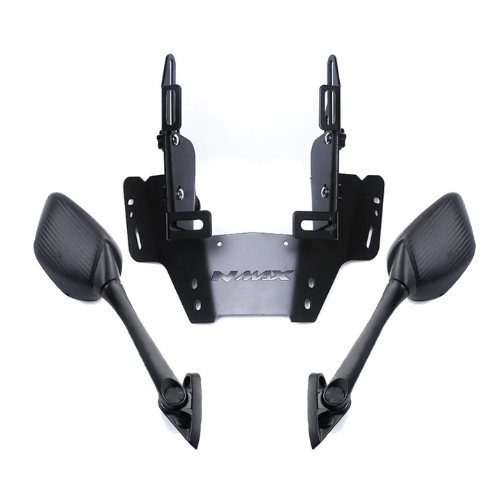 락모터스 야마하 NMAX125 호환용 백미러세트 21-24년 브라켓 미러킷 사이드백미러 엔맥스
