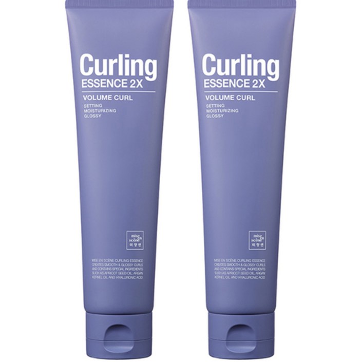 트윈스몰 11 미쟝센 컬링에센스2X 볼륨컬 150ml, 2개