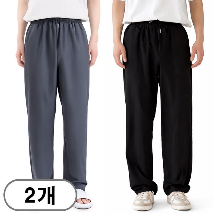 차쿠 11 남성 여름 아이스 스판바지 슬랙스 팬츠 바지 일자핏 쿨 출근 작업바지 빅사이즈