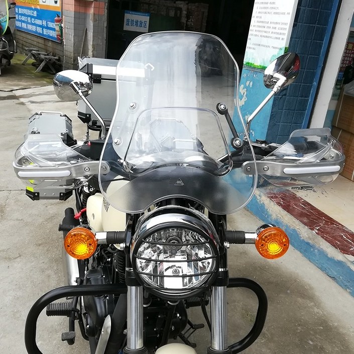 호환 베넬리 임페리알레400 앞 유리 BJ4008 방풍 핸드 가드 윈드스크린