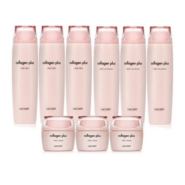 엘지생활건강 라끄베르 콜라겐 기초 세트스킨 220ml에멀전 220ml크림 60ml×3개