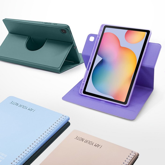 삼성 갤럭시탭 S6 라이트 lite 룬드 클래식 S펜수납 북커버 케이스 p610 p615, 룬드클래식노트블랙