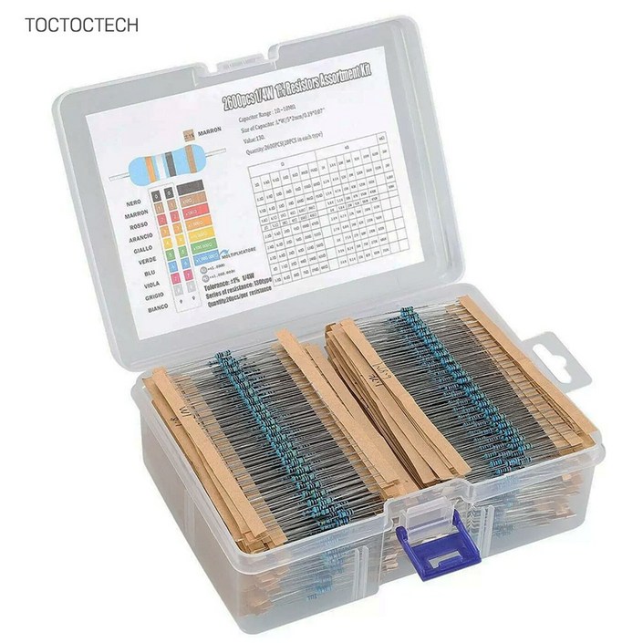 막대저항 2600P 샘플 키트 14W 아두이노