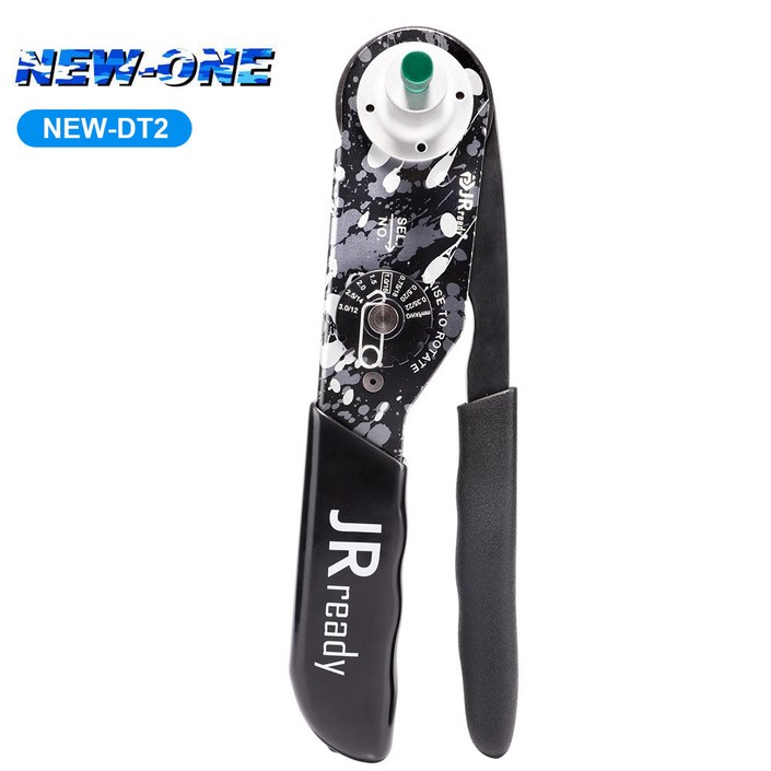 JRready NEW-DT2 Deutsch 크림핑 툴(압착기) DT/DTM/DTP커넥터 전문용 (12호 16호 20호솔리드 콘택트 12-22AWG HDT-48-00), 1개