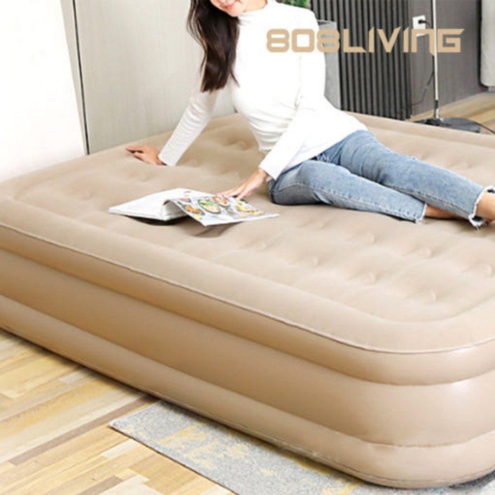 미니랩스 에어매트 캠핑 차박 휴대용 자동펌프충전