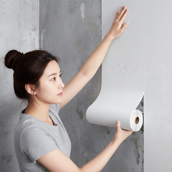 유피해피 곰팡이 습기방지 접착식 붙이는 단열 벽지