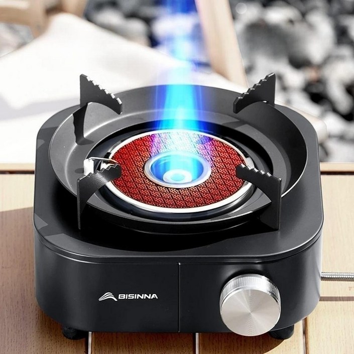 BISINNA 4000W 고출력 적외선 스토브 캠핑용 휴대용 분할형 경량 피크닉 하이킹용