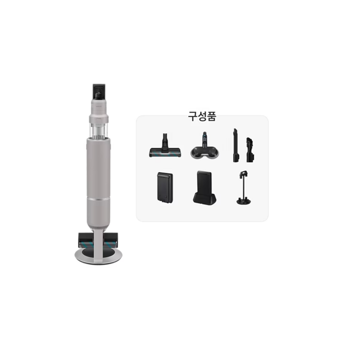 삼성 무선청소기 비스포크 제트AI 310W 색상 선택 가능 VS30D973HRG, 새틴 그레이지